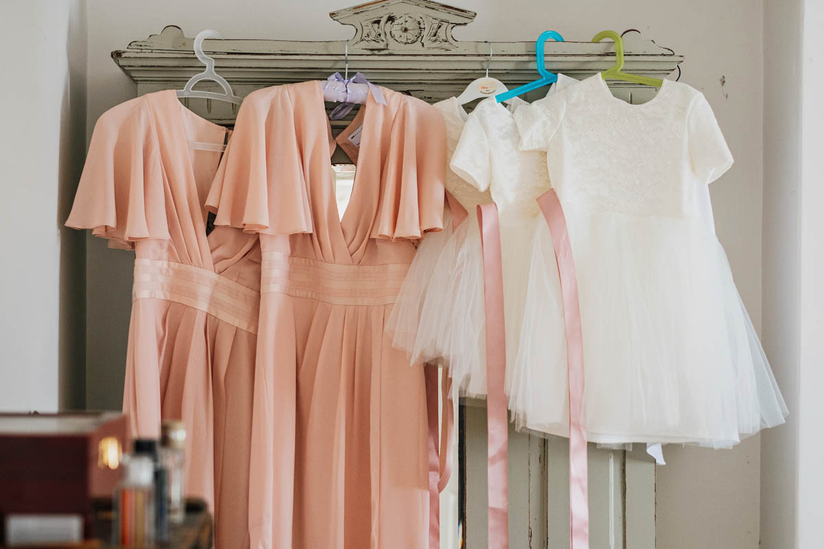 flower girl and bridesmaid dresses