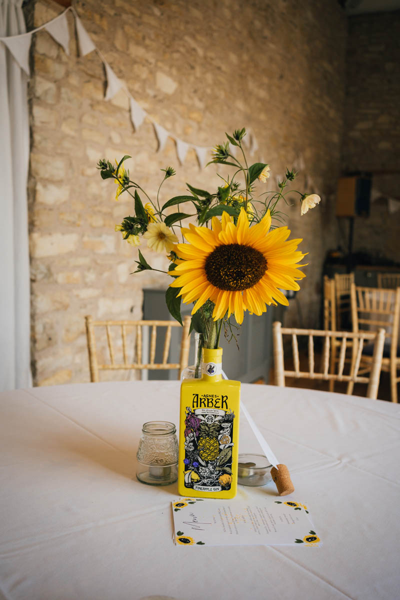 sunflower table decorations