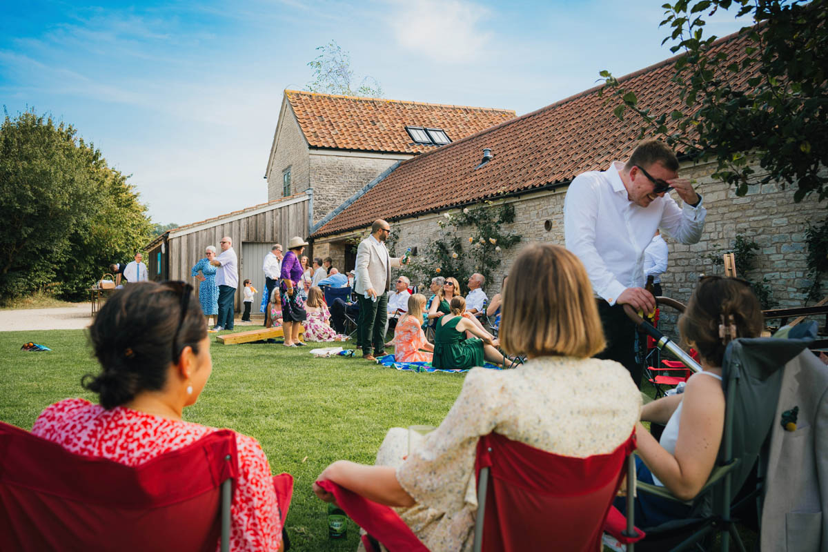 wedding reception at folly farm