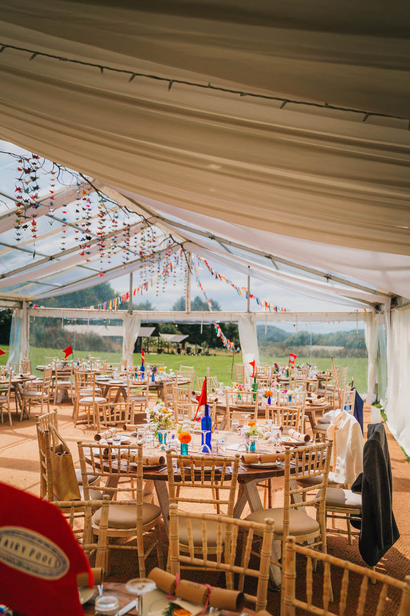 wedding breakfast decorations