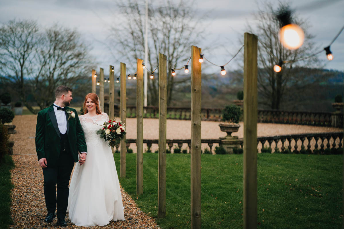 bridal portrait at bredenbury court barns