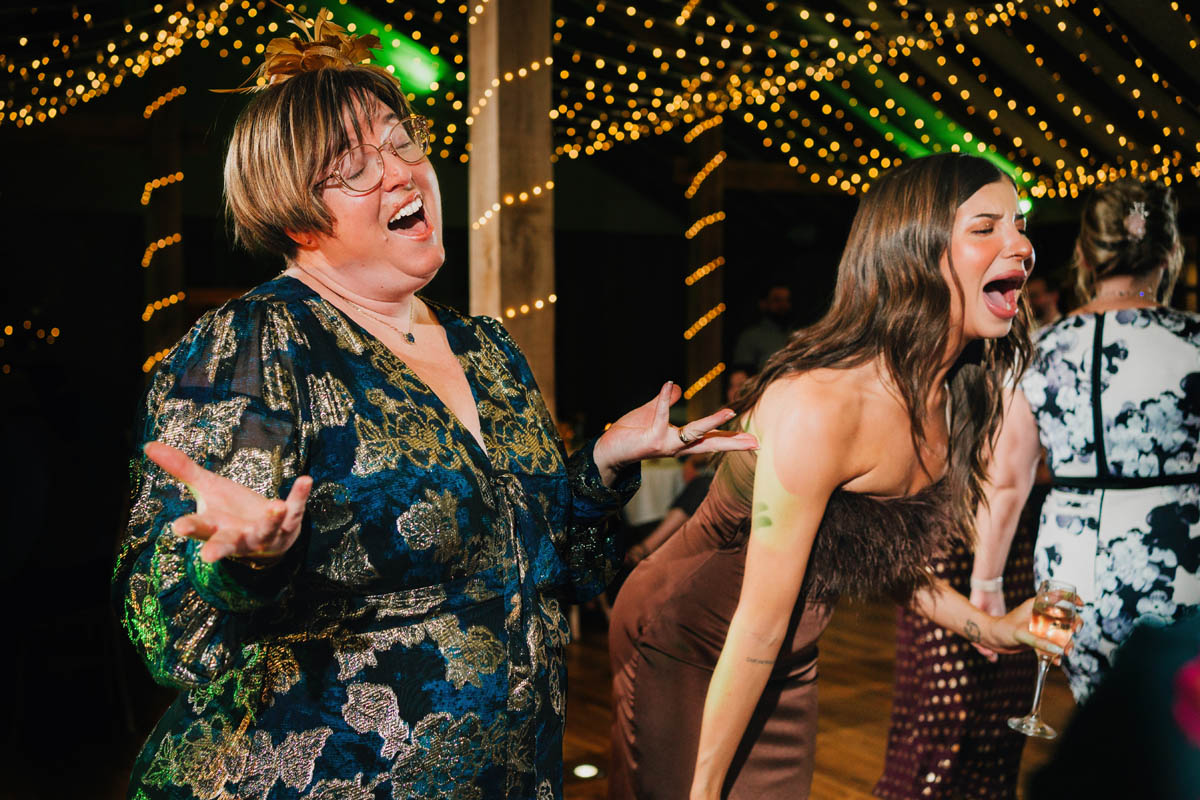 two women dance