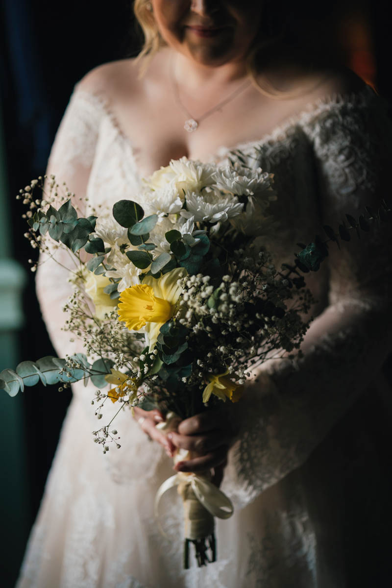 close up of the bouquet