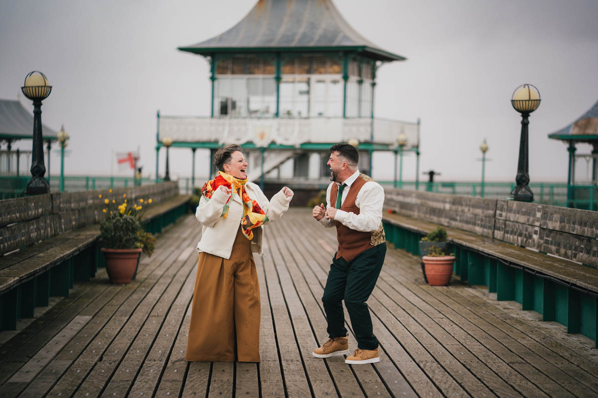 clevedon pier wedding photographer
