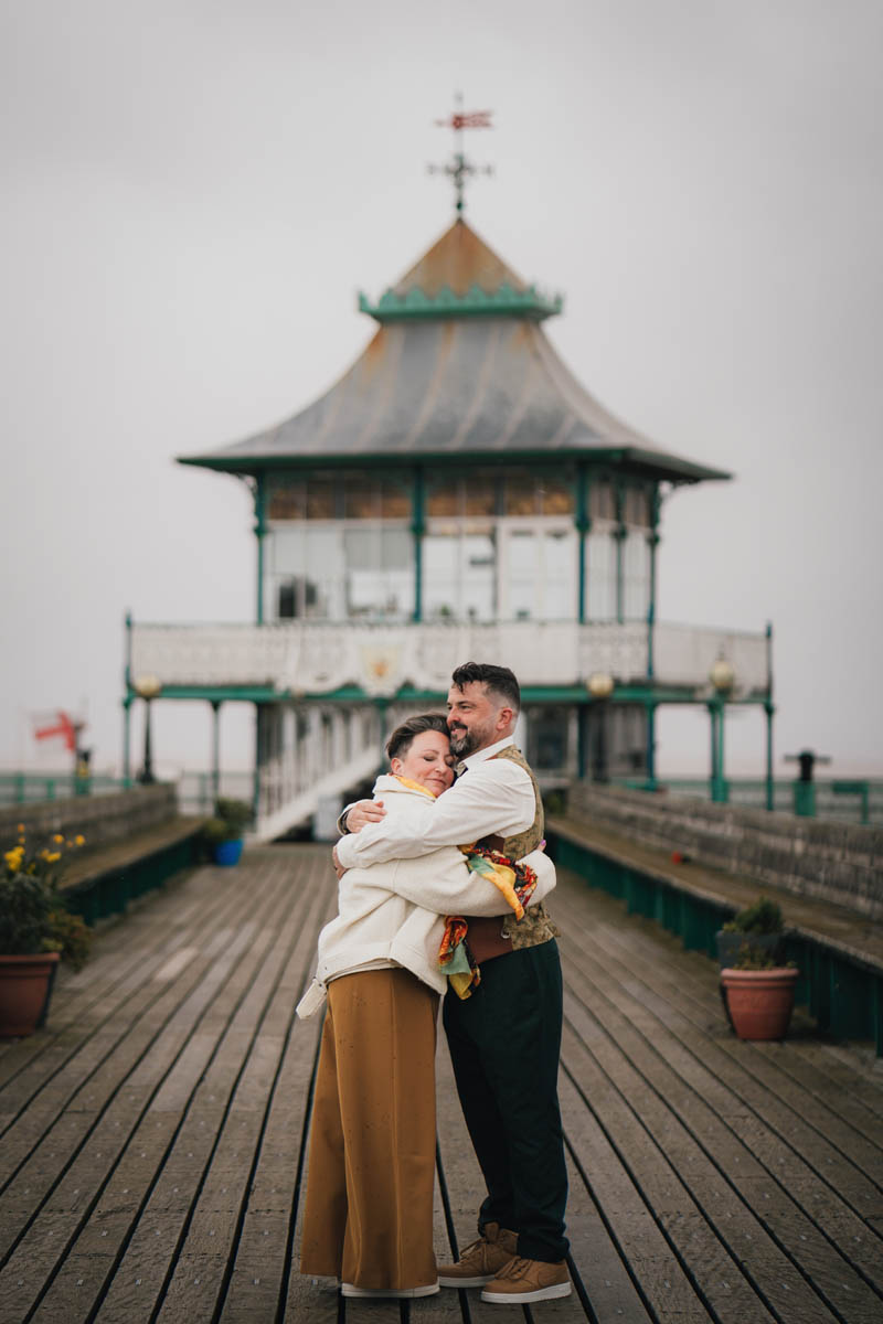 clevedon pier wedding photographer